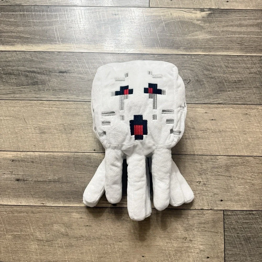 Minecraft GHAST White Mob Cube Plush Stuffed Character Mojang 2021 Jay Franco - Picture 10 of 15